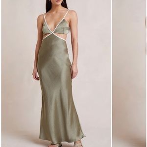 Bec & Bridge Veronique Maxi Dress in Sage